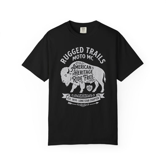 Rugged Trail MC Moto Club Mens WUNDERLAND Heritage Short Sleeve Tee