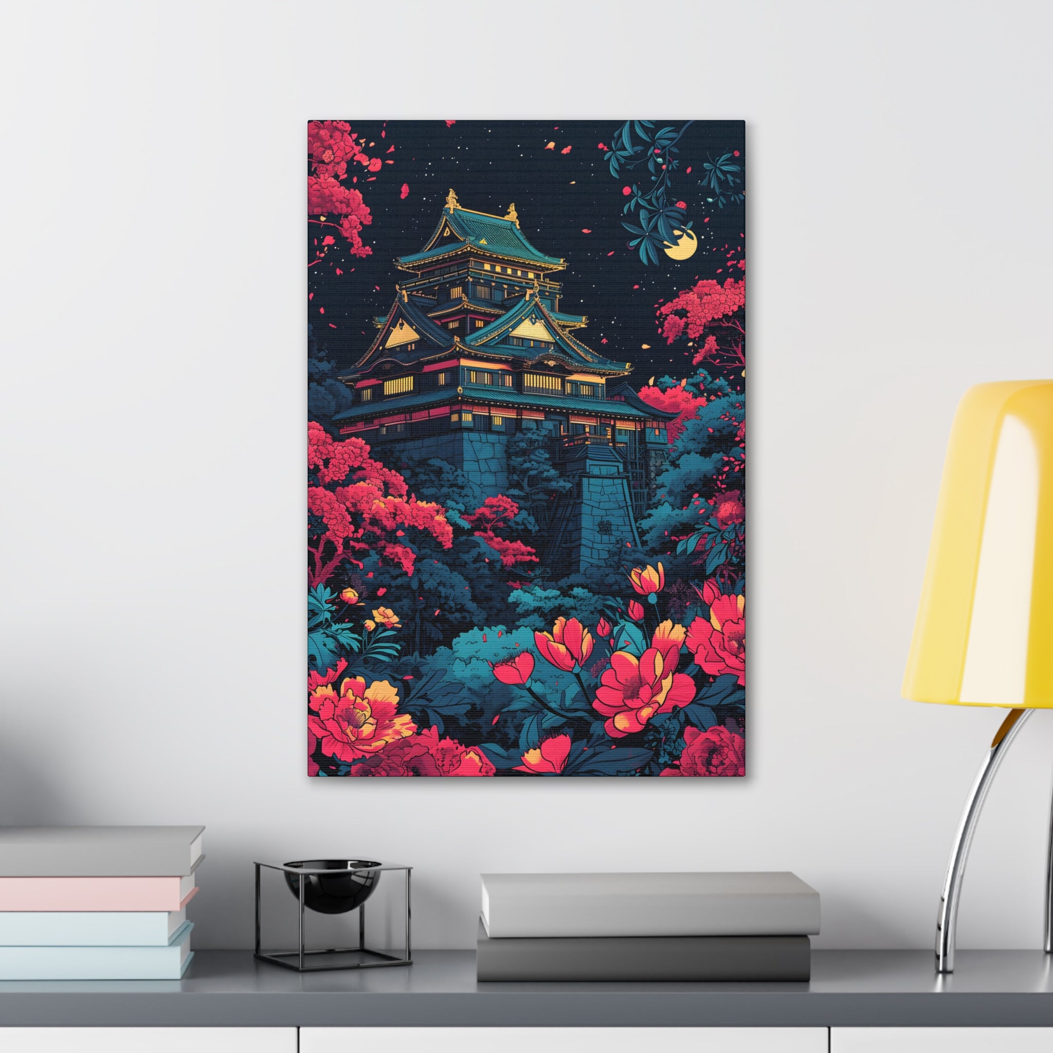 Under the Osaka Moon Canvas Print