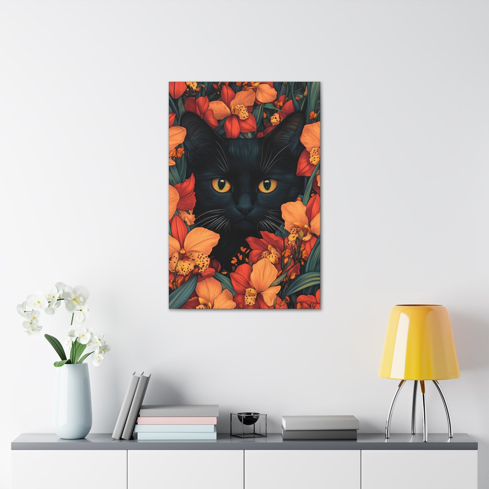 Purrfect Gaze Canvas Print