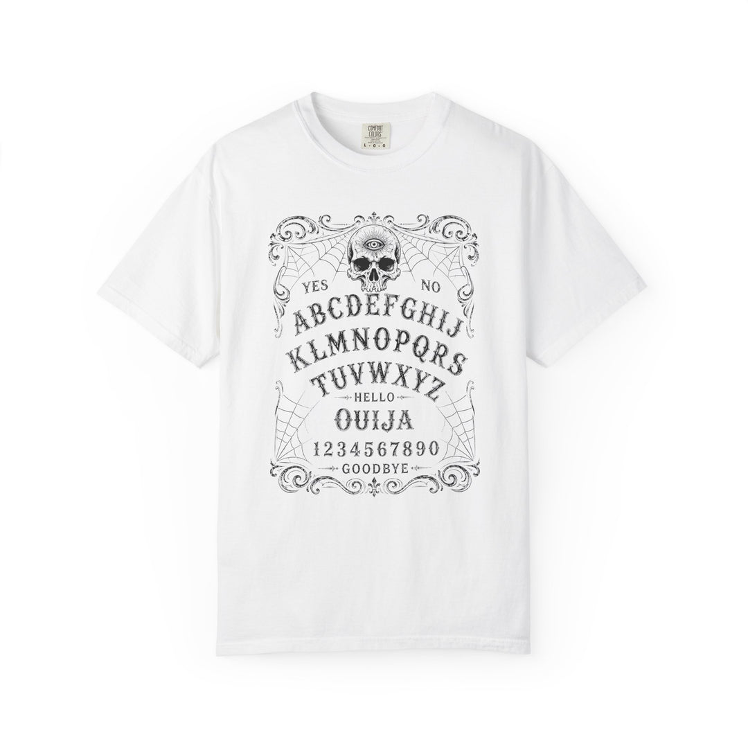 Ouija Board Skull Vintage Occult Mens WUNDERLAND Halloween Booteek Short Sleeve Tee