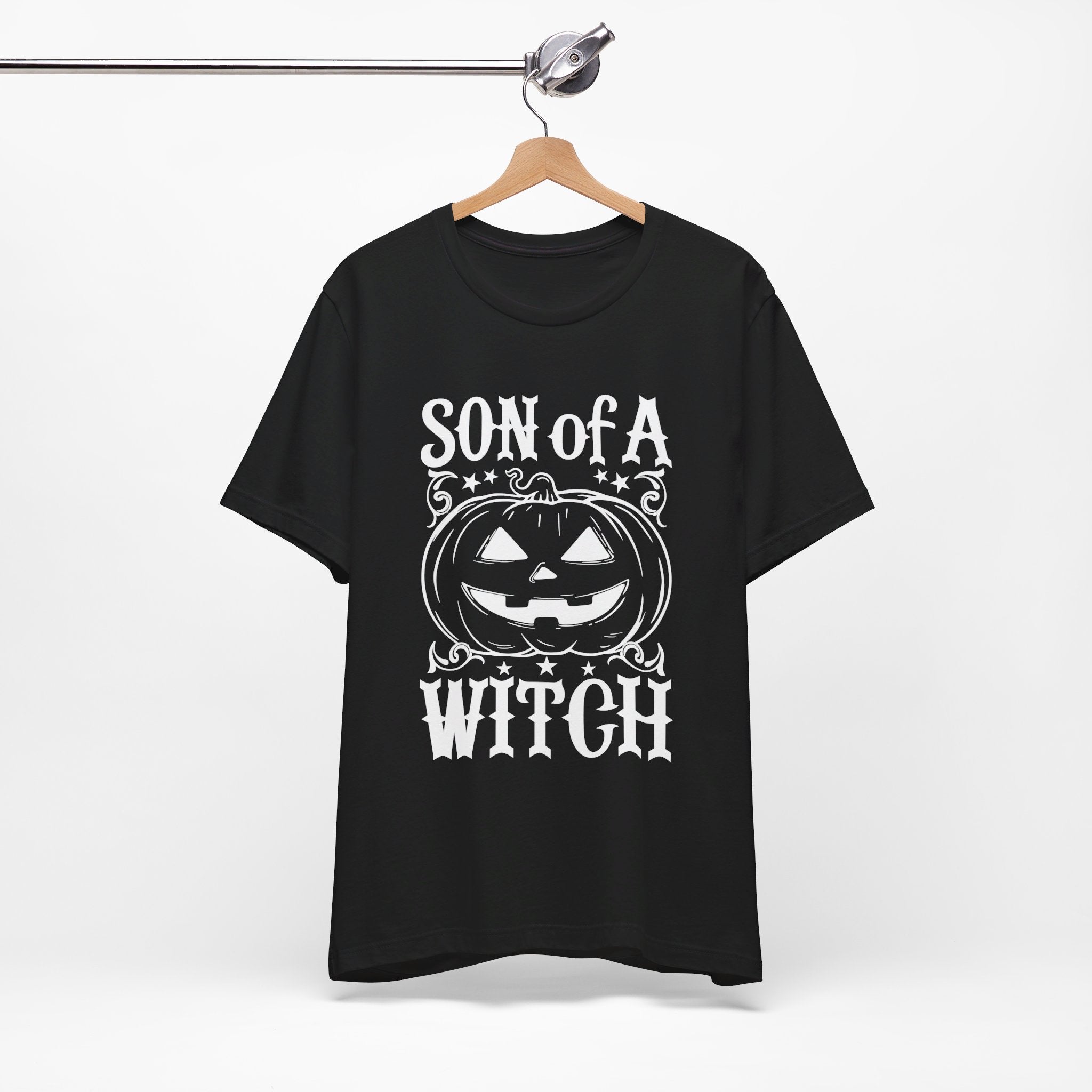 Son Of A Witch Light Art Mens Halloween Booteek Jersey Short Sleeve Tee