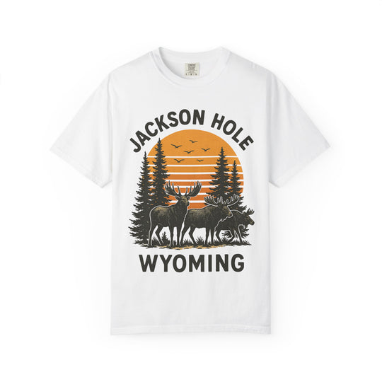 JACKSON HOLE WYOMING DEERS Mens WUNDERLAND Short Sleeve Tee