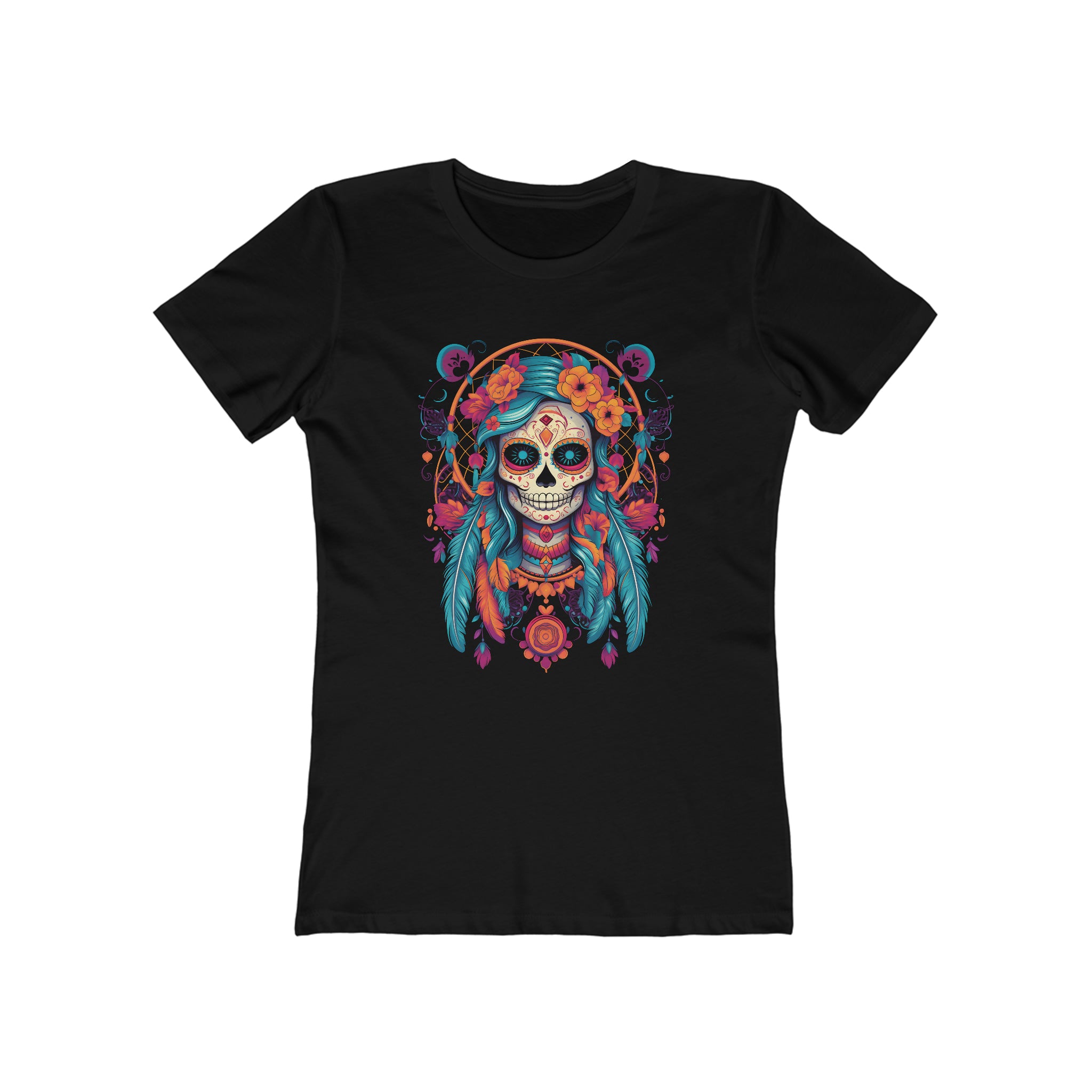 The Dreaming Skull  Womens Halloween Graphic Tee