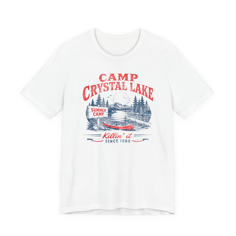 Crystal Lake Summer Camp Retro Women's Halloween Classic Fit Tee