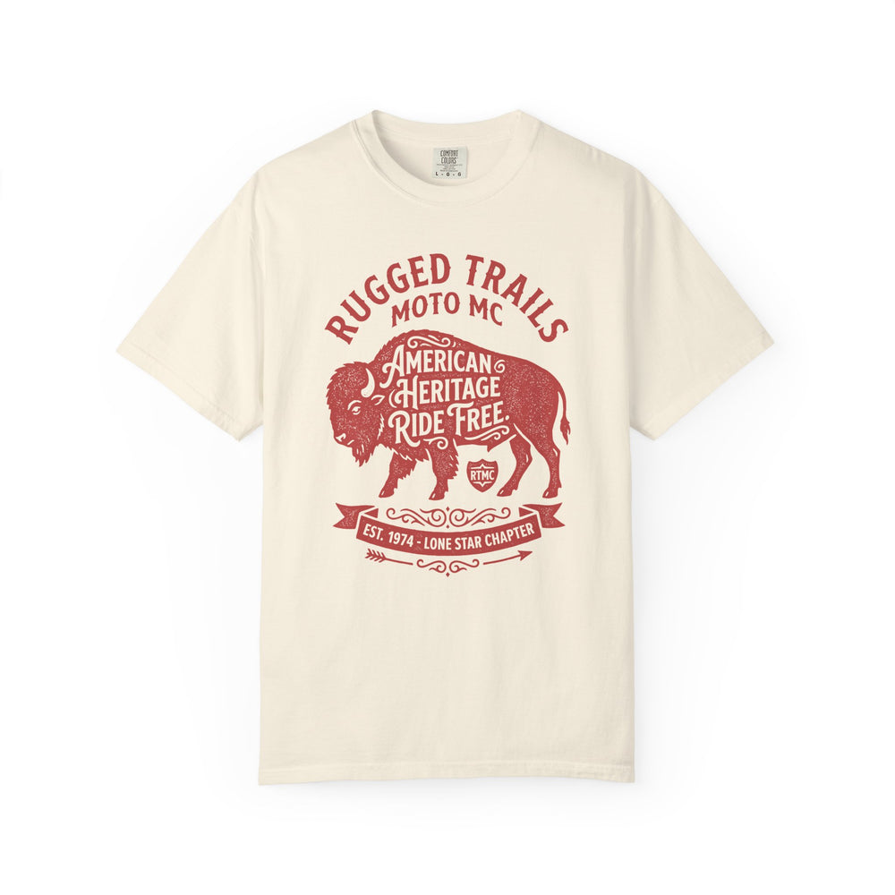 Rugged Trail MC Moto Club Mens WUNDERLAND Heritage Short Sleeve Tee