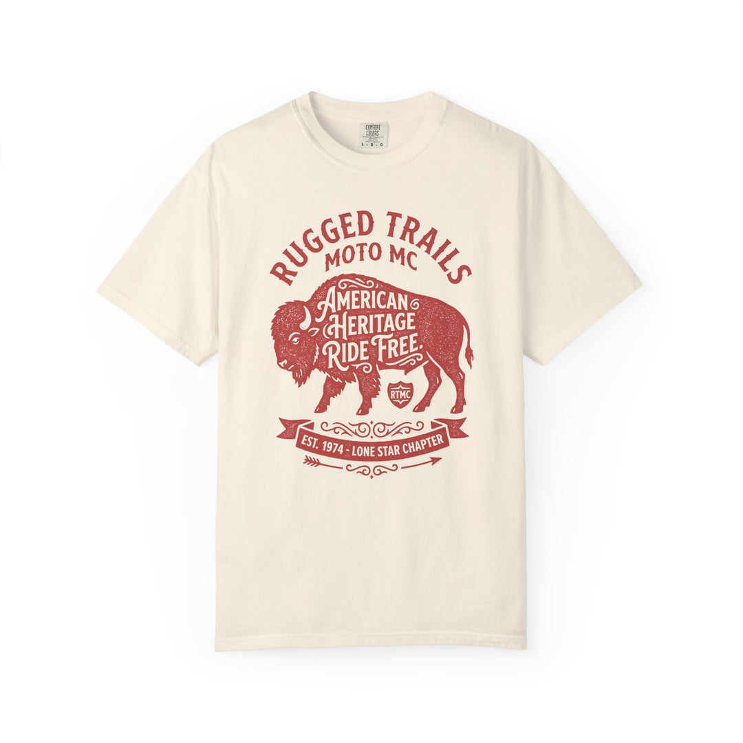 Rugged Trail MC Moto Club Mens WUNDERLAND Heritage Short Sleeve Tee