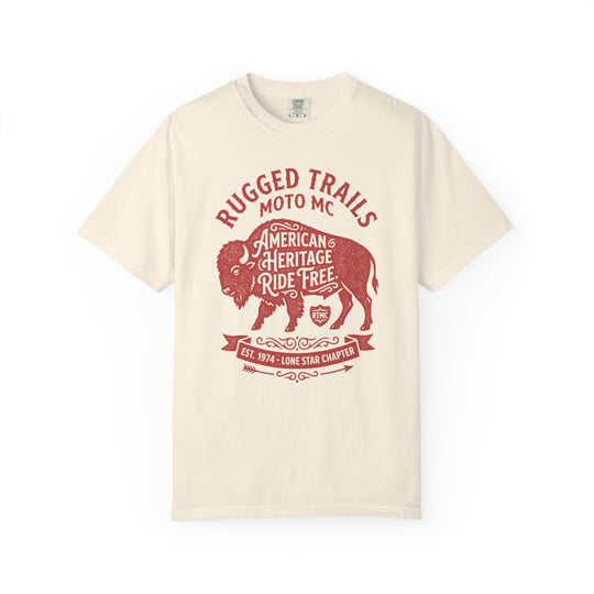 Rugged Trail MC Moto Club Mens WUNDERLAND Heritage Short Sleeve Tee