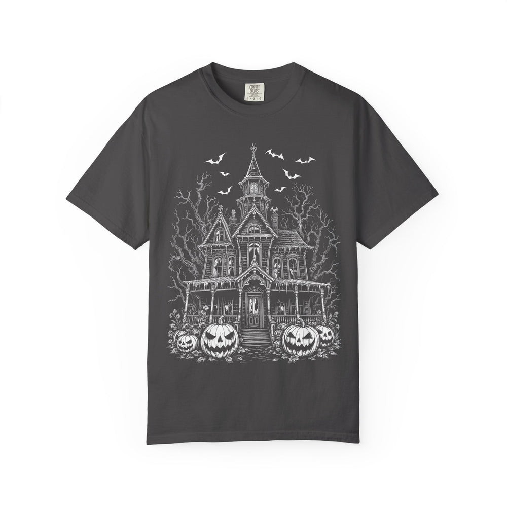Spooky Haunted House Womens WUNDERLAND Halloween Booteek Short Sleeve Tee