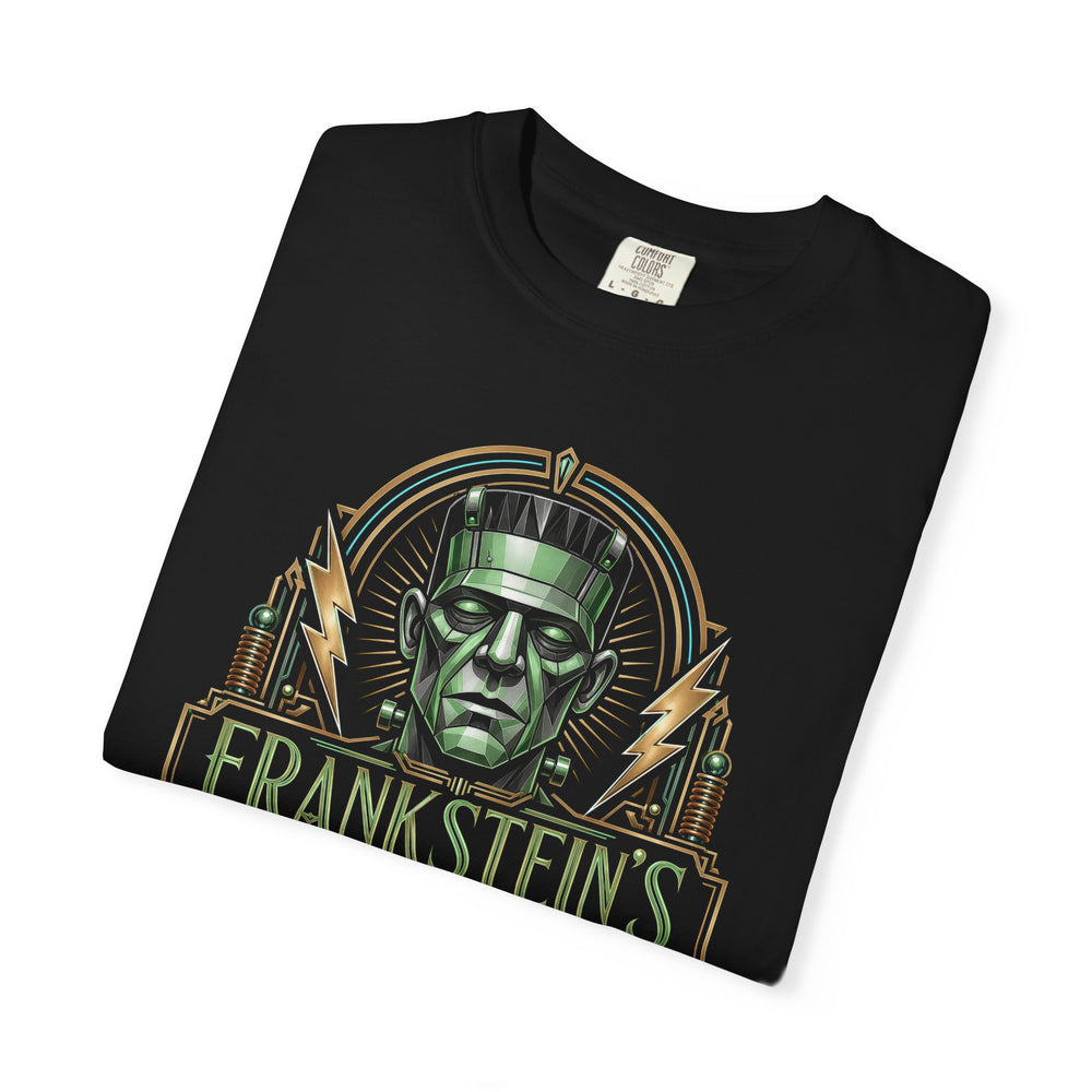 Frankenstein's Electric Bar Horror Pub Mens WUNDERLAND Halloween Booteek Short Sleeve Tee