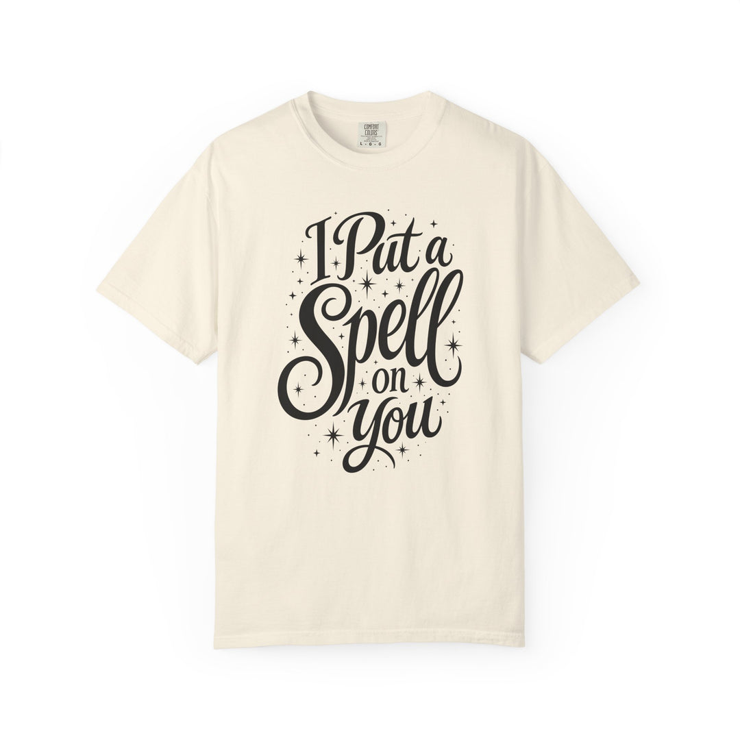 I Put A Spell On You Womens WUNDERLAND Halloween Booteek Short Sleeve Tee