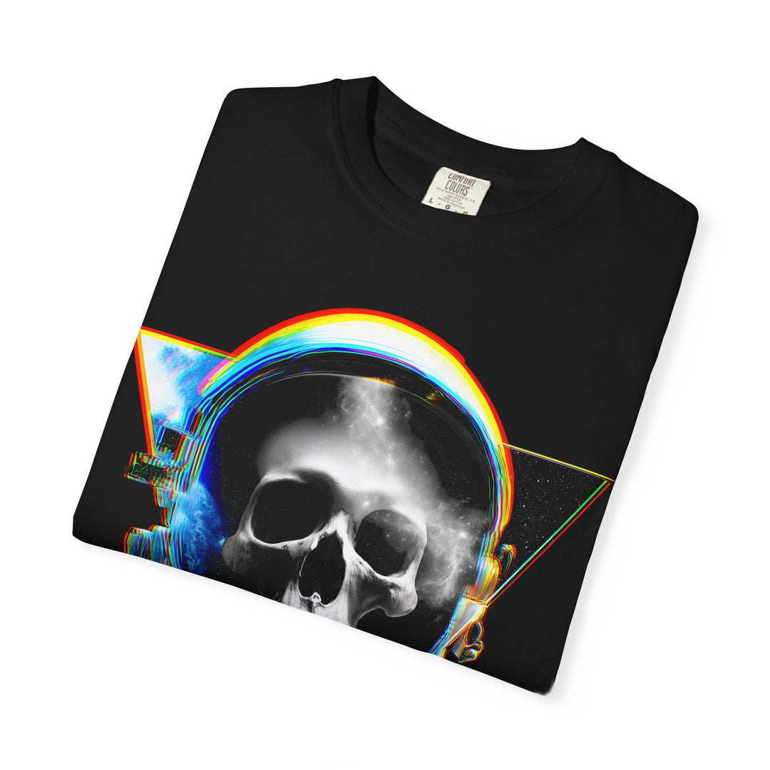 Astro Skull Nebula Mens ATOMYK Short Sleeve Tee