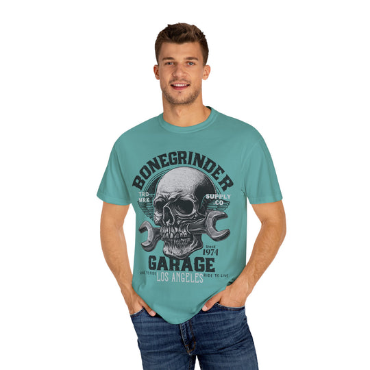 BONEGRINDER GARAGE Mens WUNDERLAND Short Sleeve Tee