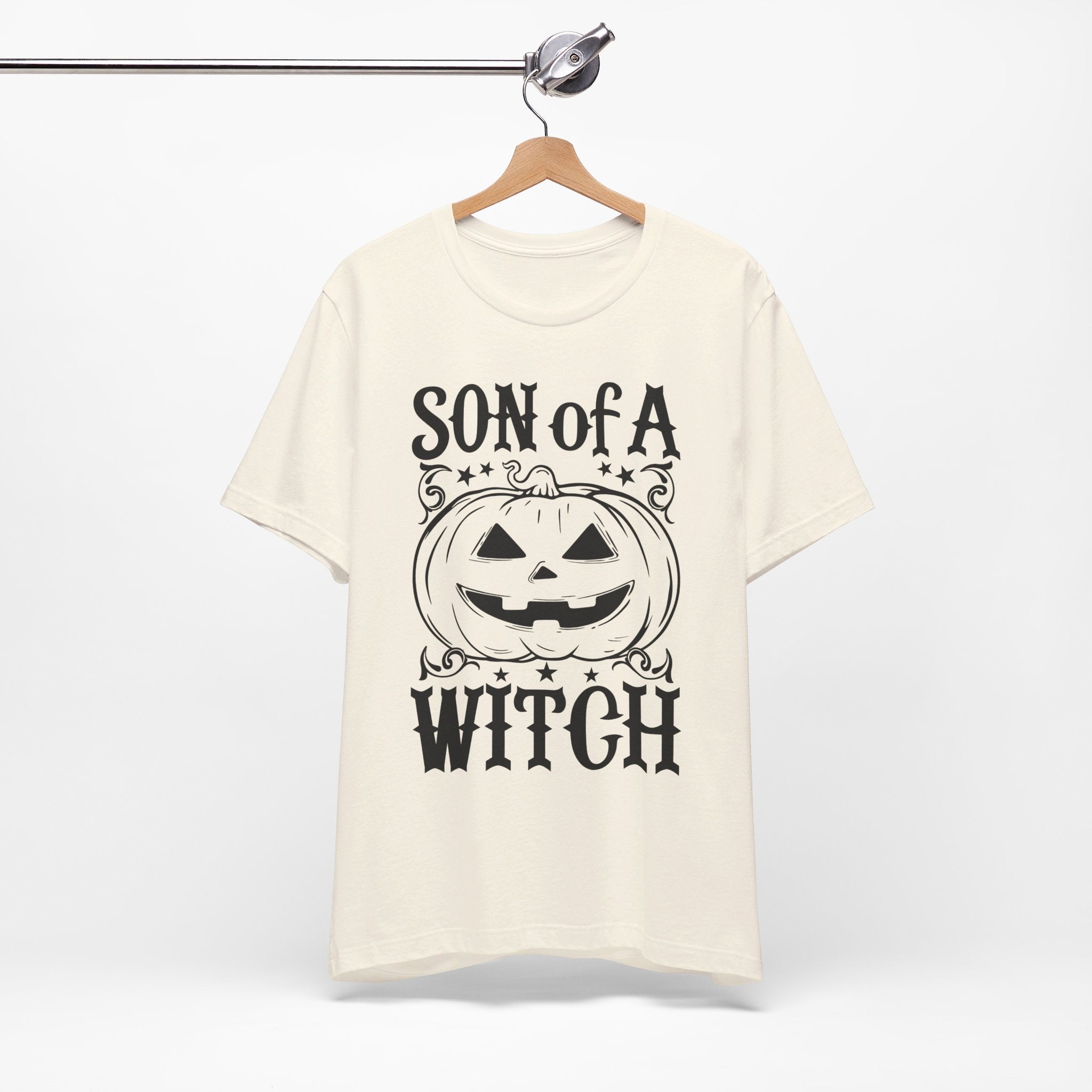 Son Of A Witch Dark Mens Halloween Booteek Jersey Short Sleeve Tee