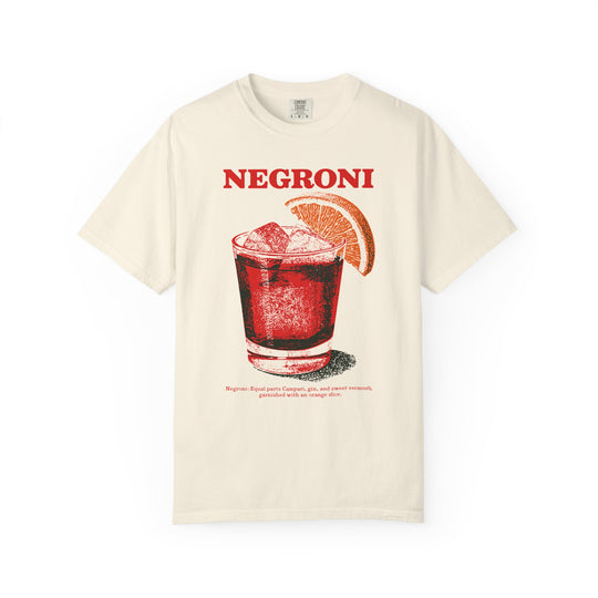 Negroni Cocktail Vintage Mens WUNDERLAND Vibes Short Sleeve Tee