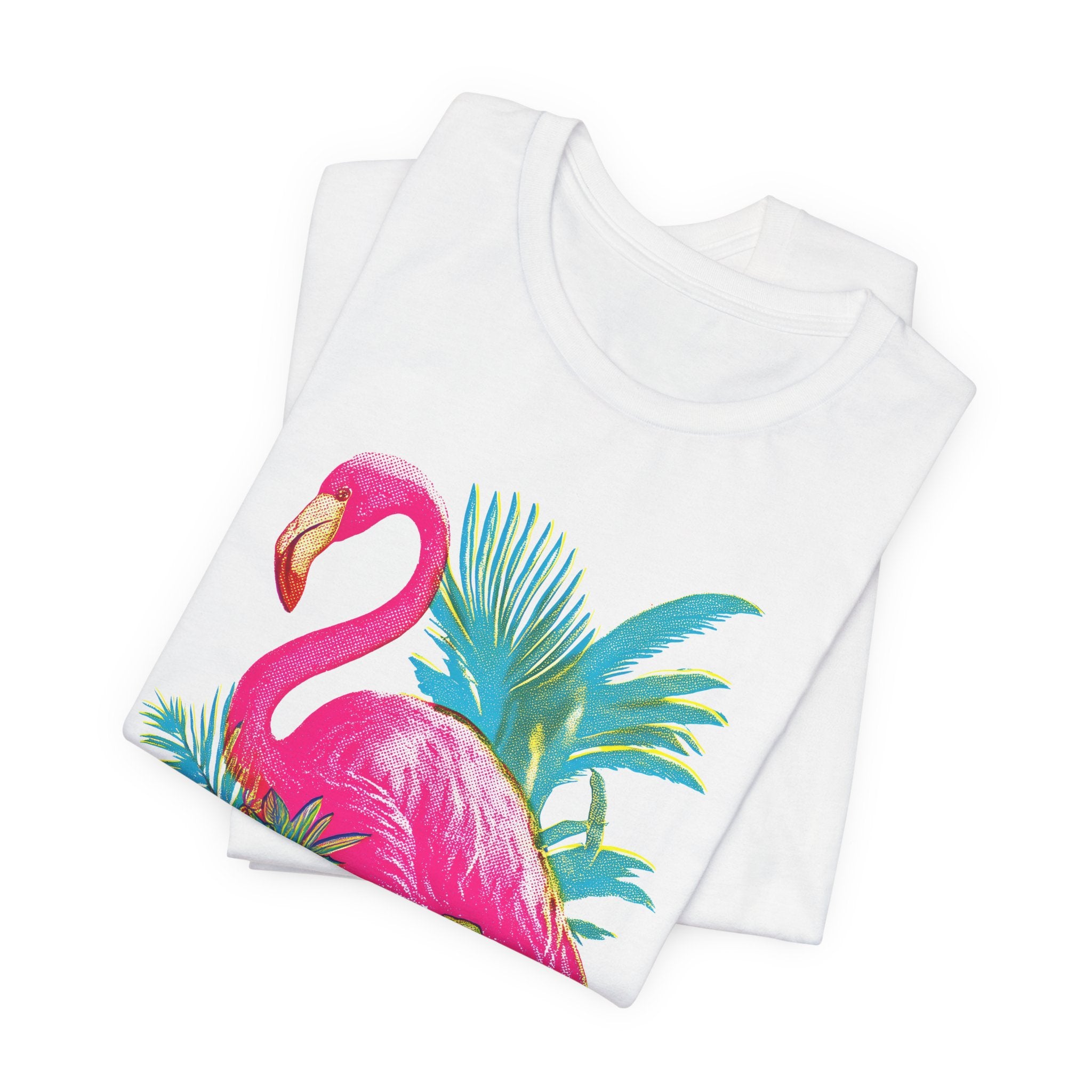 MIAMI FLAMINGO Vintage Womens L'Atomique Graphic Tee