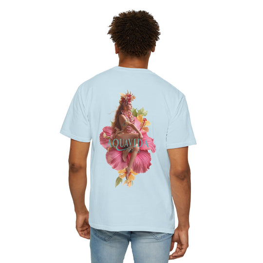 BEAUTY IN BLOOM Mens AQUA VIDA Short Sleeve Tee