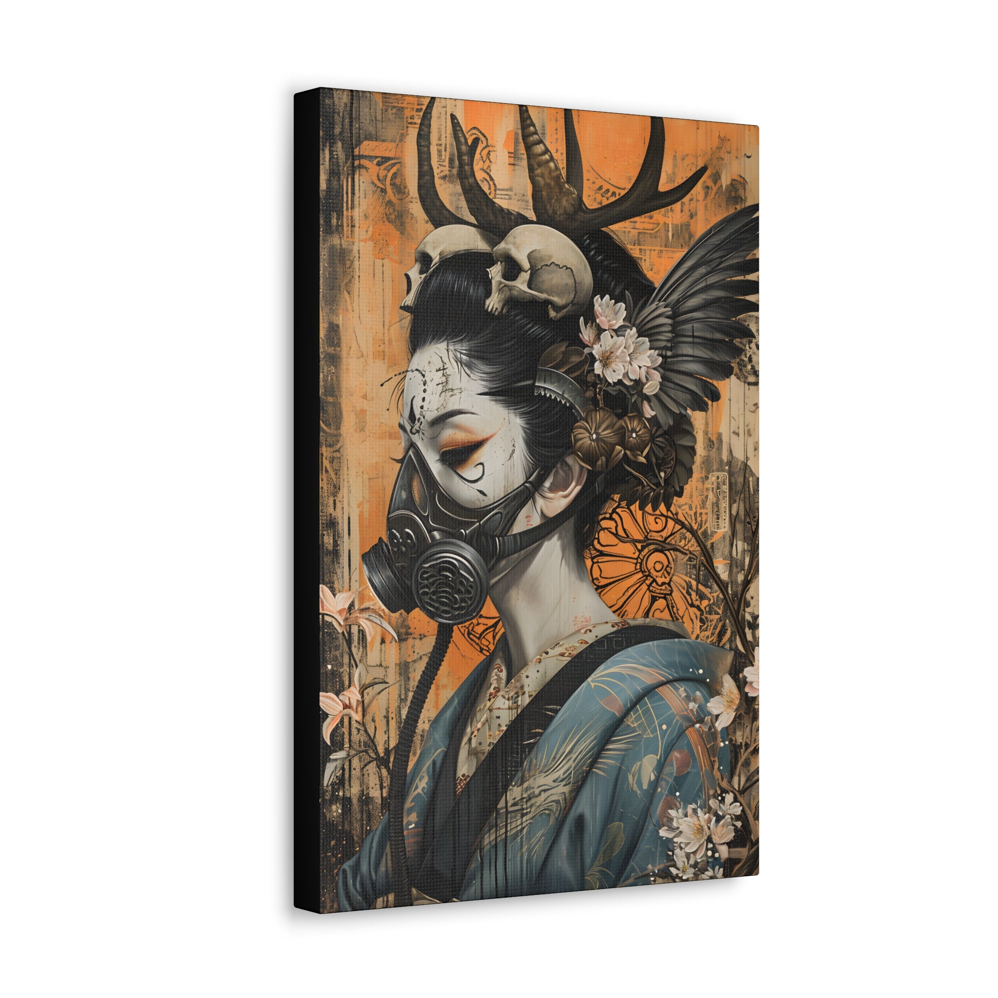 A Shy Kiss Canvas Print