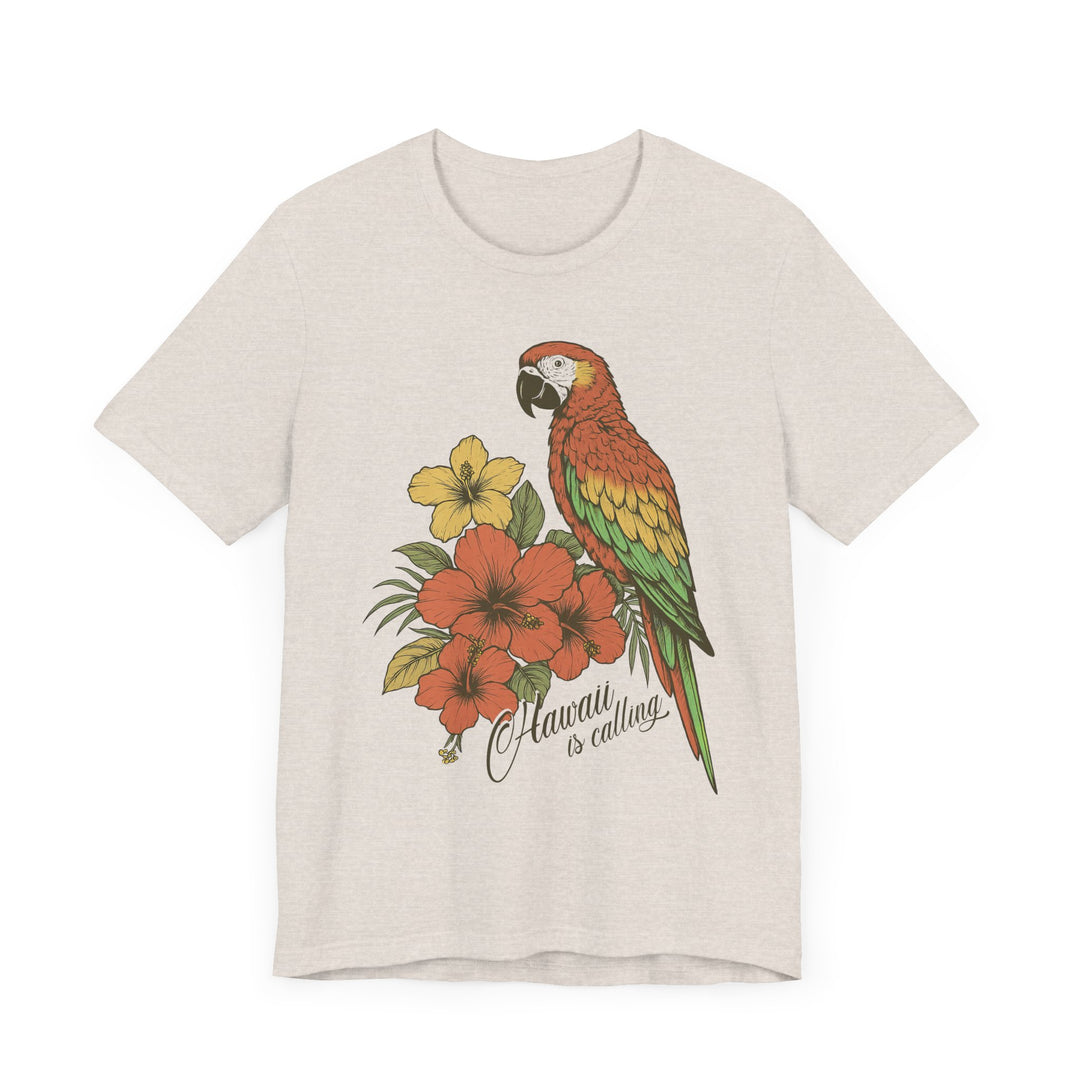 HAWAII IS CALLING Vintage Womens L'Atomique Graphic Tee