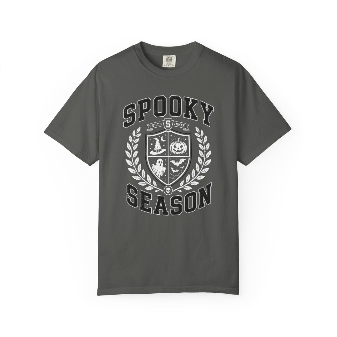 Spooky Season Crest Womens WUNDERLAND Halloween Booteek Short Sleeve Tee
