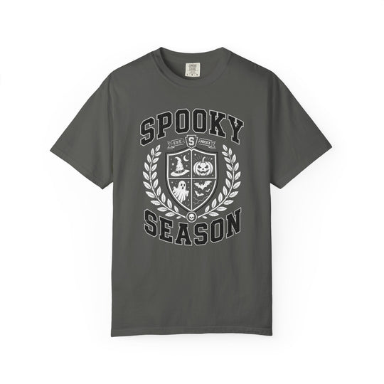 Spooky Season Crest Womens WUNDERLAND Halloween Booteek Short Sleeve Tee