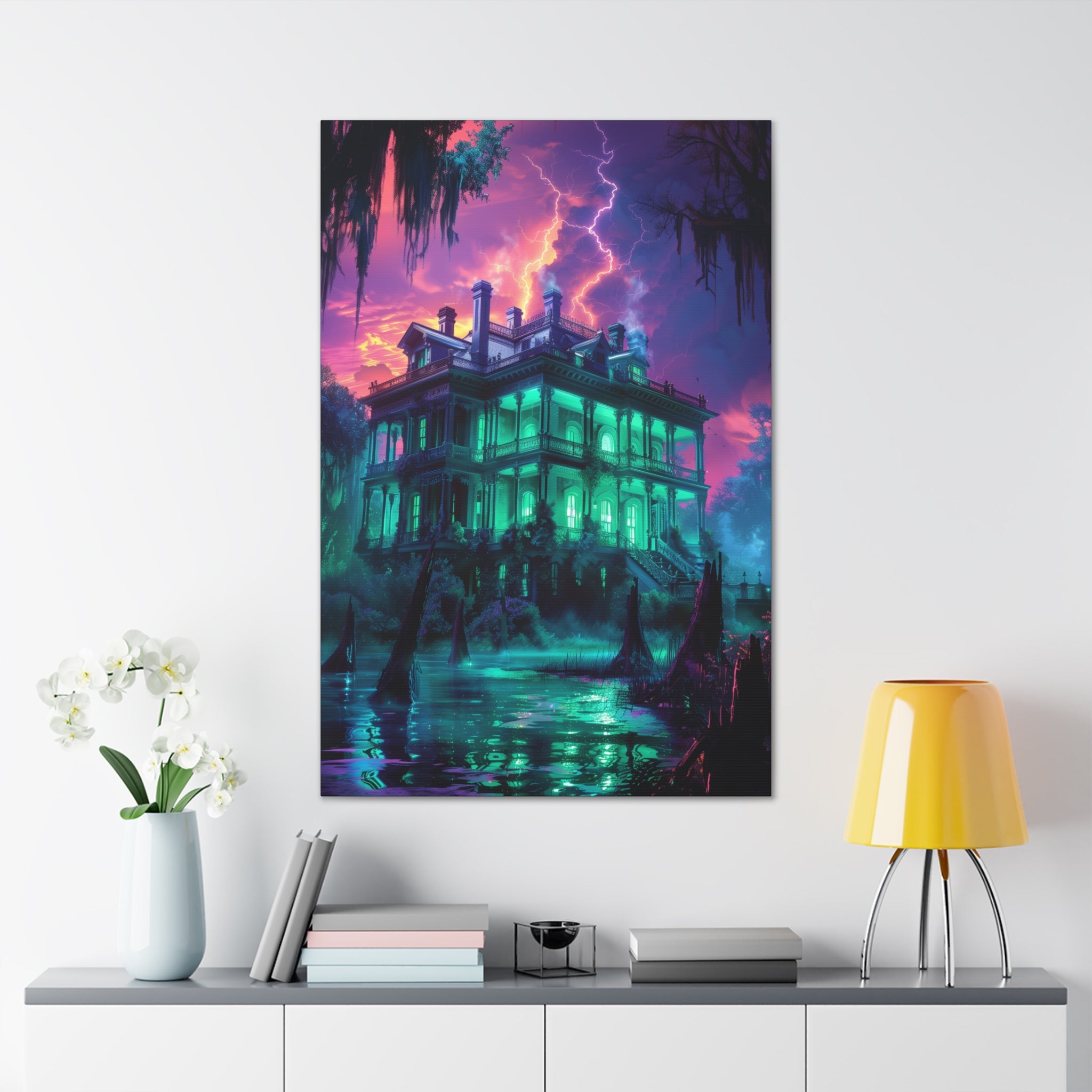 The Haunted Swamp Canvas Print