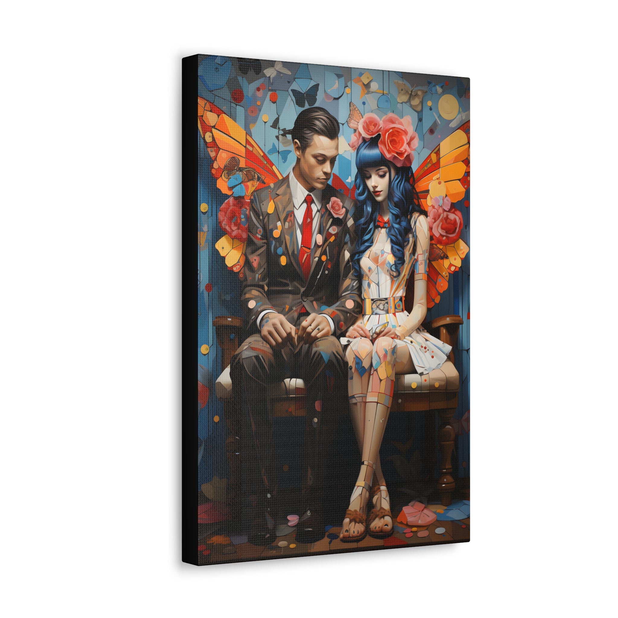 Shivers and Butterflies Canvas Print