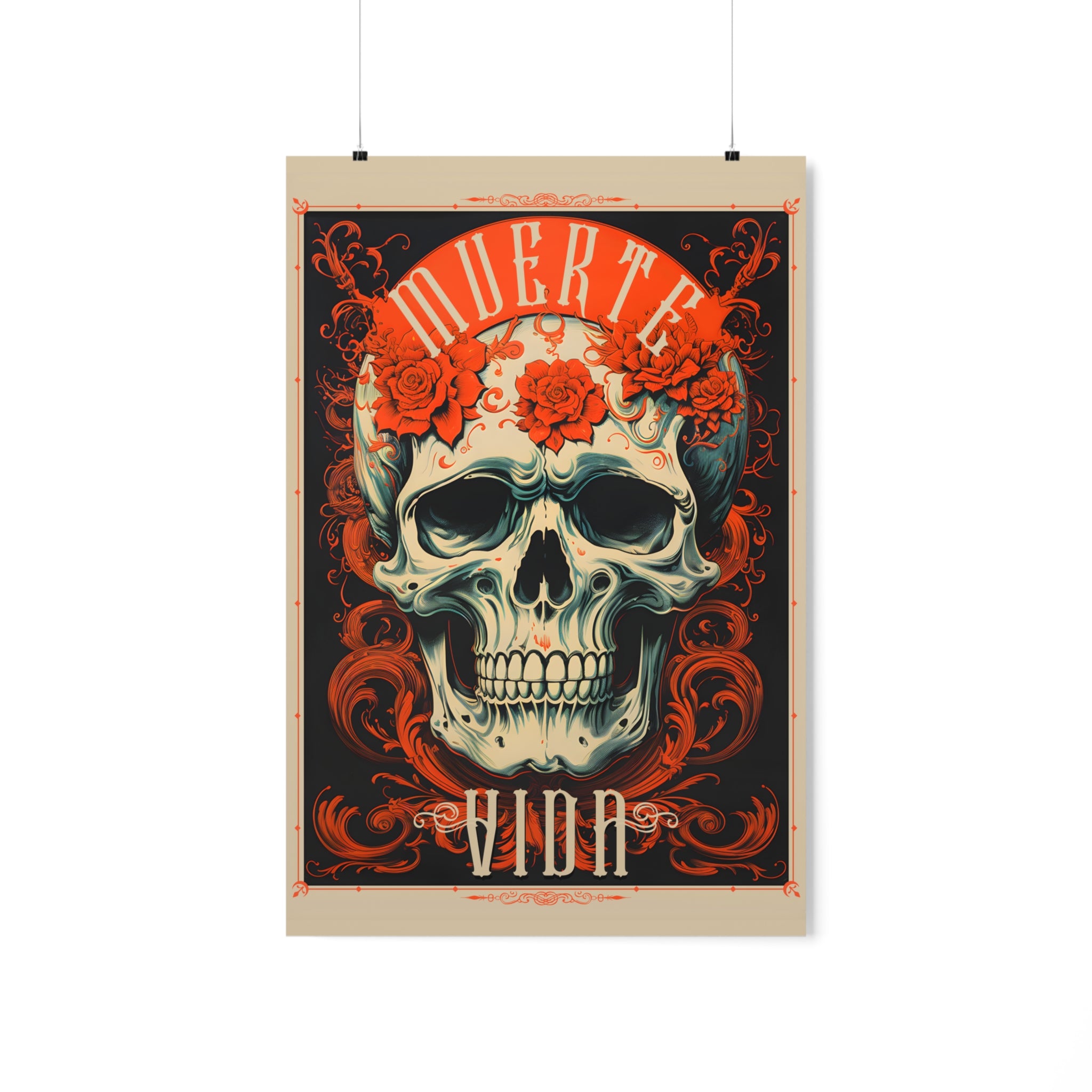Muerte Vida Mortal Lux Premium Matte Vertical Poster
