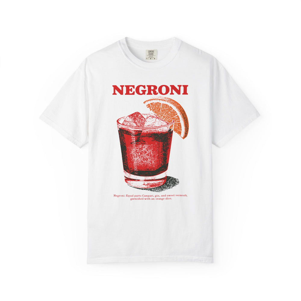 Negroni Cocktail Vintage Mens WUNDERLAND Vibes Short Sleeve Tee