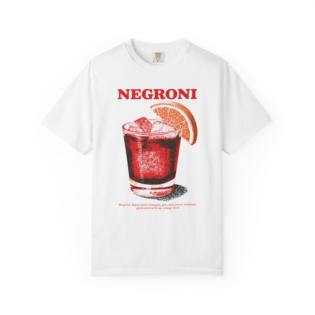 Negroni Cocktail Vintage Mens WUNDERLAND Vibes Short Sleeve Tee