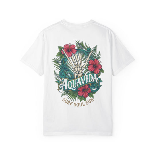 Hangin Loose Tropical Surf Mens AQUA VIDA Short Sleeve Tee