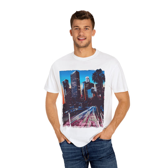 L.A. TIMELAPSE Mens WUNDERLAND Short Sleeve Tee