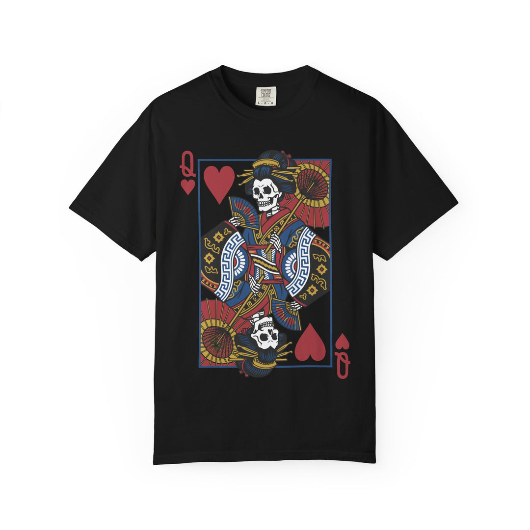 Geisha Queen Of Hearts Mens ATOMYK Short Sleeve Tee