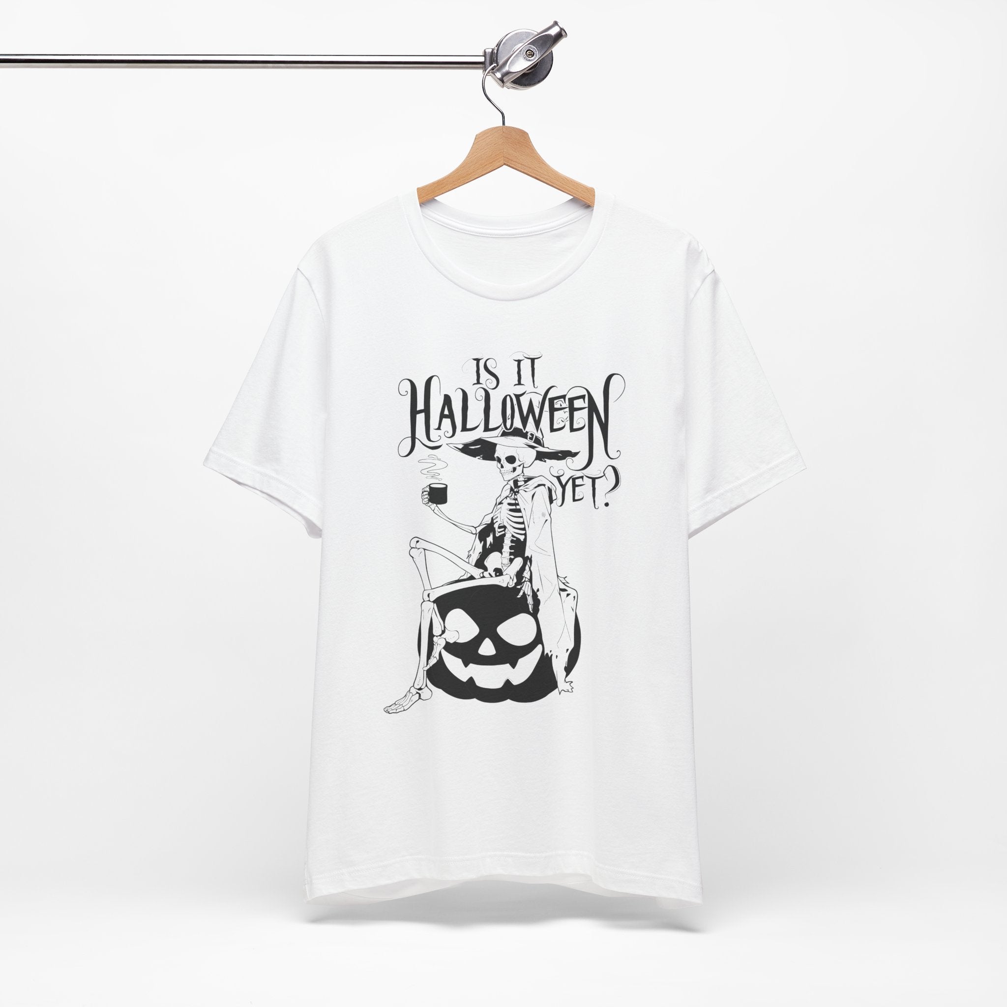 Is It Halloween Yet Witch Pumpkin Womens Halloween Booteek Jersey Short Sleeve Tee