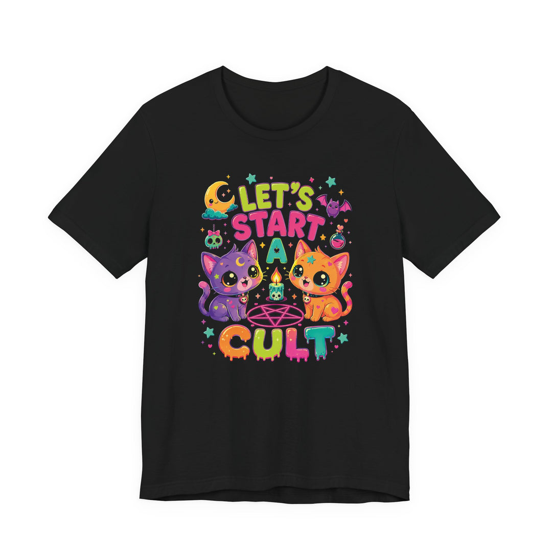 Let’s Start a Cult Cute Cats Kawaii Witchcraft Women&