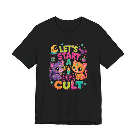 Let’s Start a Cult Cute Cats Kawaii Witchcraft Women&