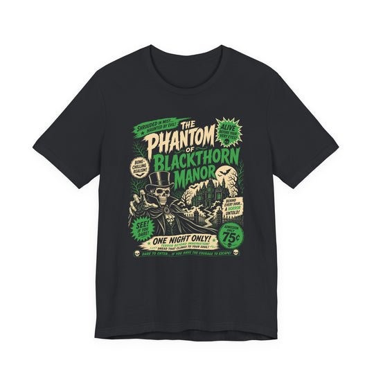 Phantom of Blackthorn Manor Horror Poster Men&
