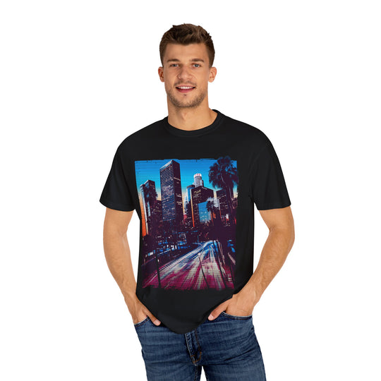 L.A. TIMELAPSE Mens WUNDERLAND Short Sleeve Tee