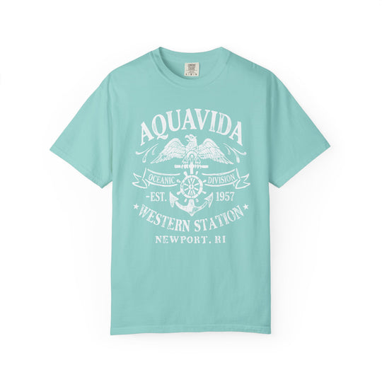 Western Station Mens AQUA VIDA Short Sleeve Tee