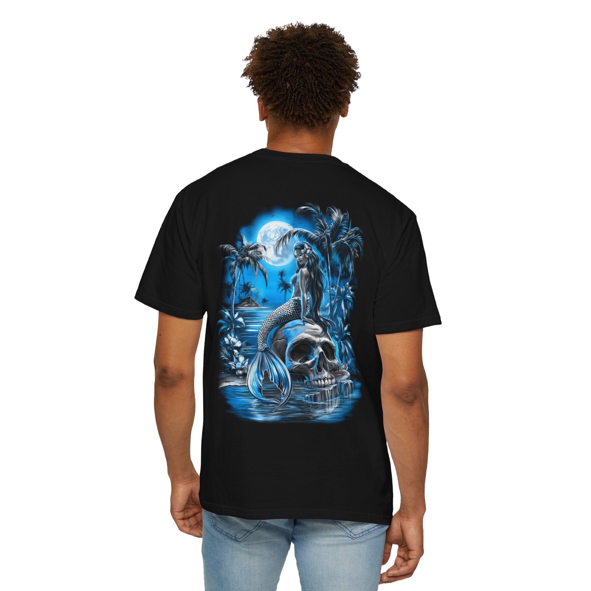 Isla De La Muerta Mermaids Mens AQUA VIDA Short Sleeve Tee