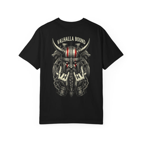 Valhalla Bound Thrash Northman Viking Mens WUNDERLAND Heritage Short Sleeve Tee
