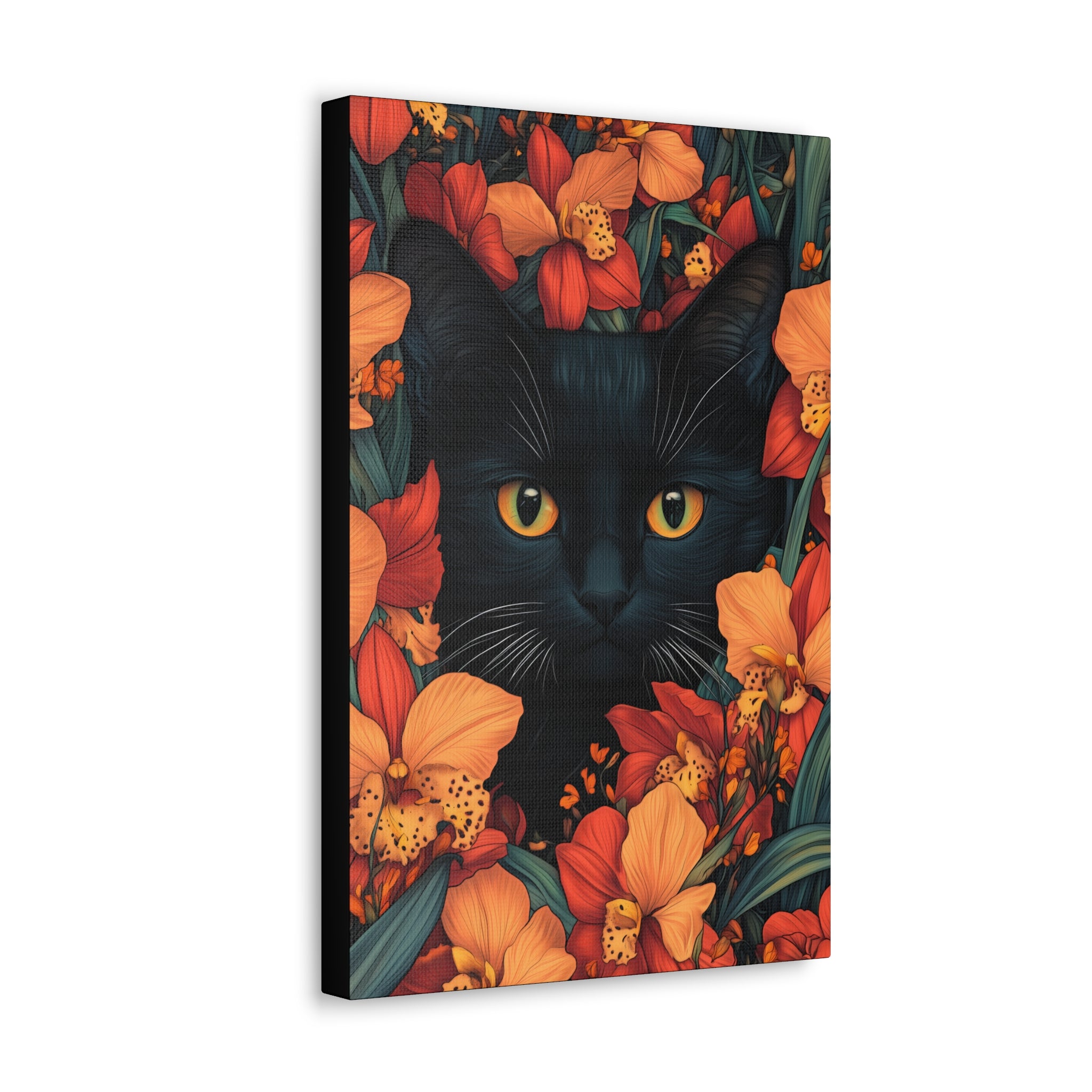 Purrfect Gaze Canvas Print