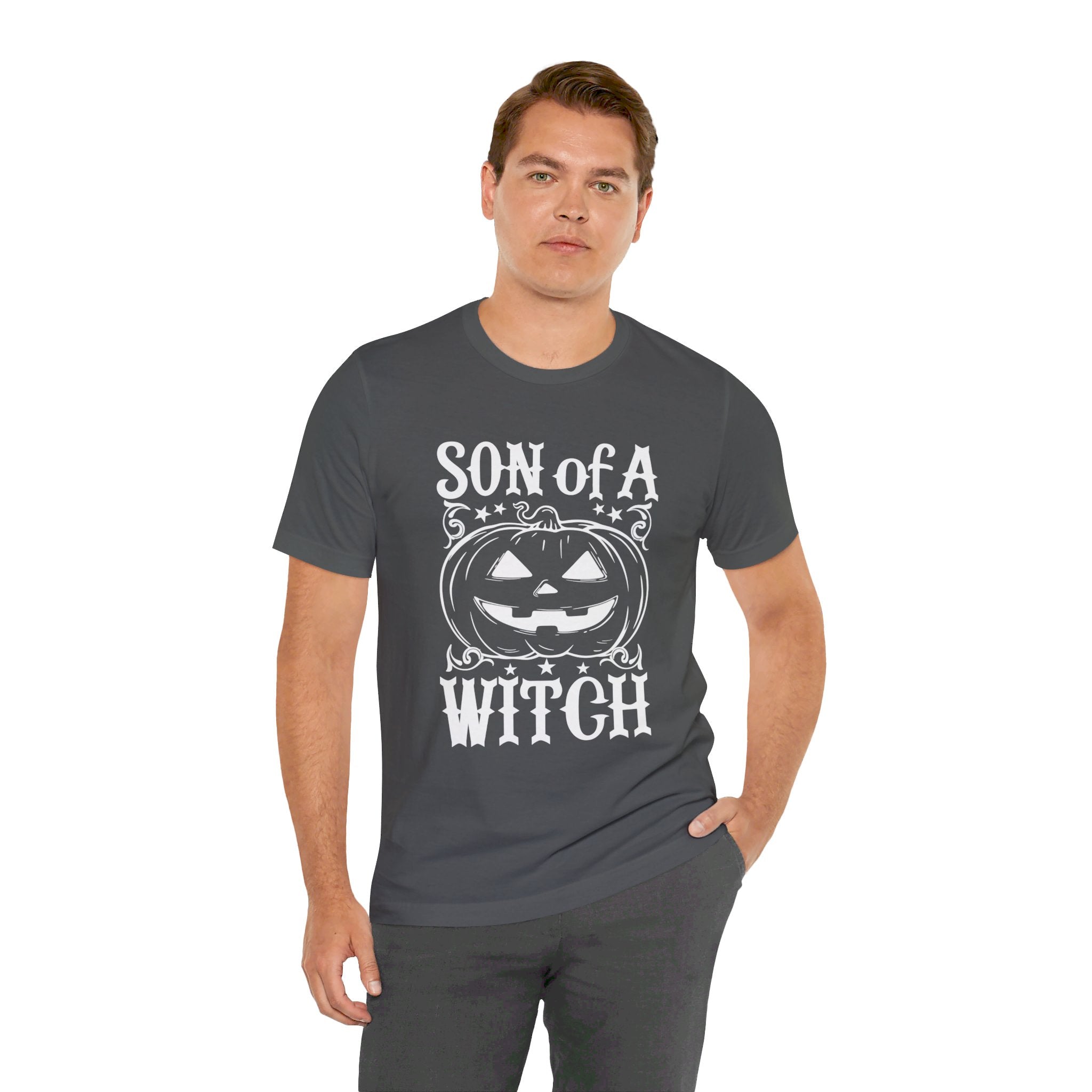 Son Of A Witch Light Art Mens Halloween Booteek Jersey Short Sleeve Tee