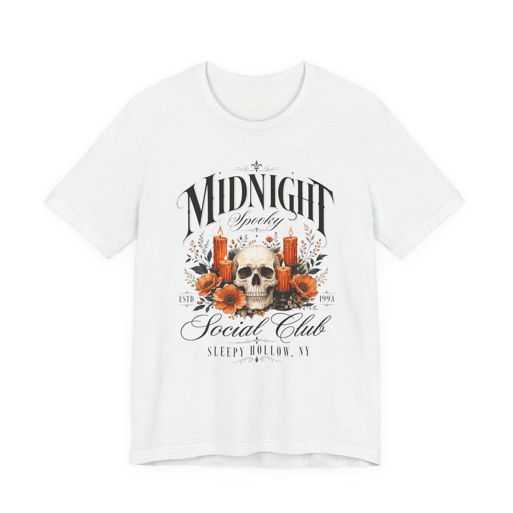 Midnight Spooky Social Club Women's Halloween Classic Fit Tee