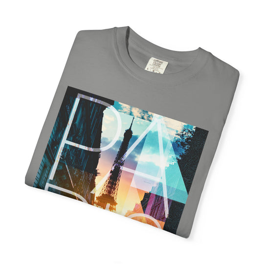 Paris Sunset Geo Eiffel Photo Womens L&