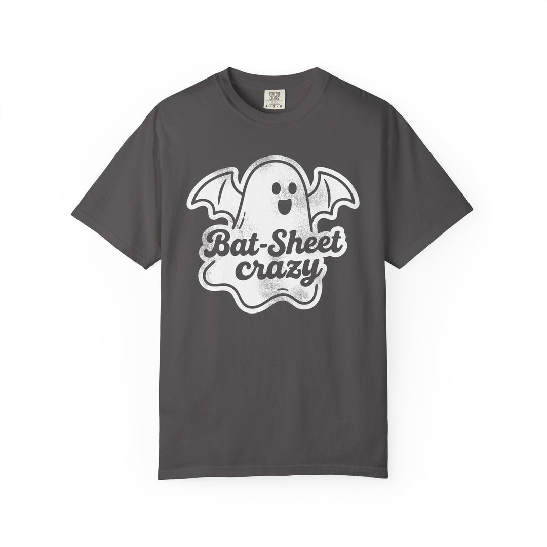 Bat Sheet Crazy Ghost Womens WUNDERLAND Backyard Dept Halloween Booteek Short Sleeve Tee