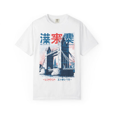 Tower Bridge Womens L'Atomique Relaxed Fit Comfort Colors Graphic Tee