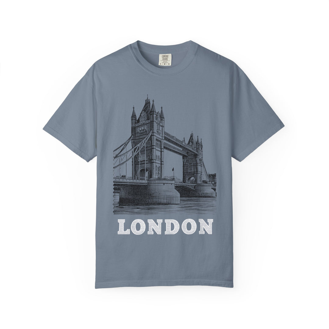 LONDON TOWER BRIDGE VINTAGE Mens WUNDERLAND Heritage Short Sleeve Tee