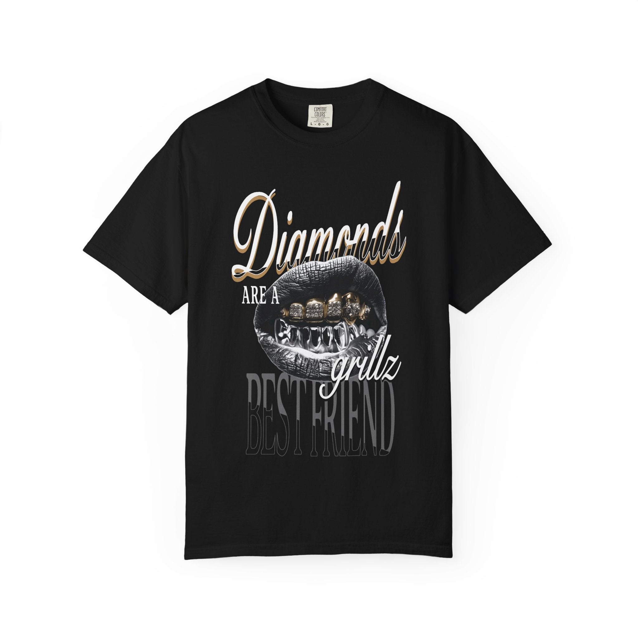 DIAMONDS ARE A GRILLZ BEST FRIEND Mens WUNDERLAND Short Sleeve Tee