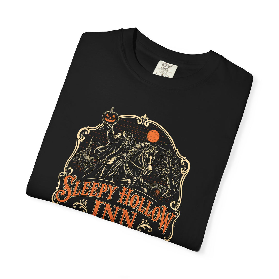 Sleepy Hollow Inn Headless Horseman Womens WUNDERLAND Halloween Booteek Short Sleeve Tee