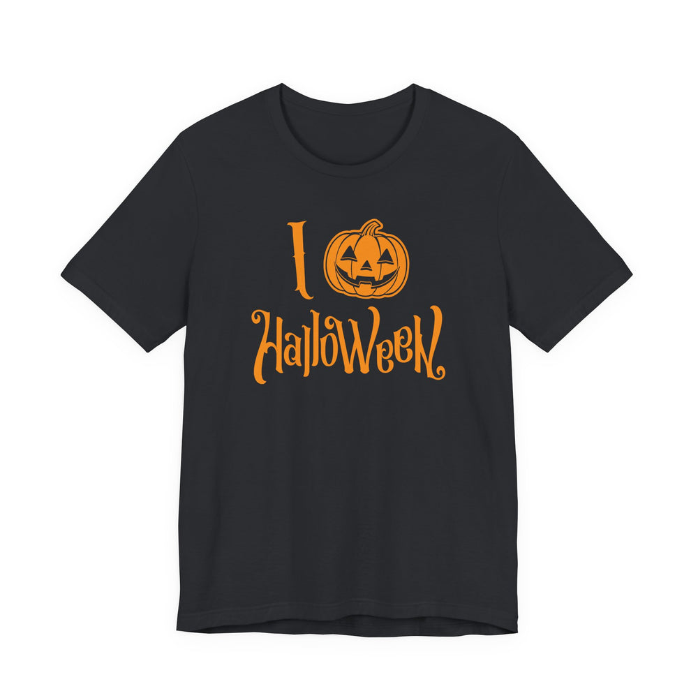 I Love Halloween Cute Pumpkin Women's Halloween Classic Fit Tee